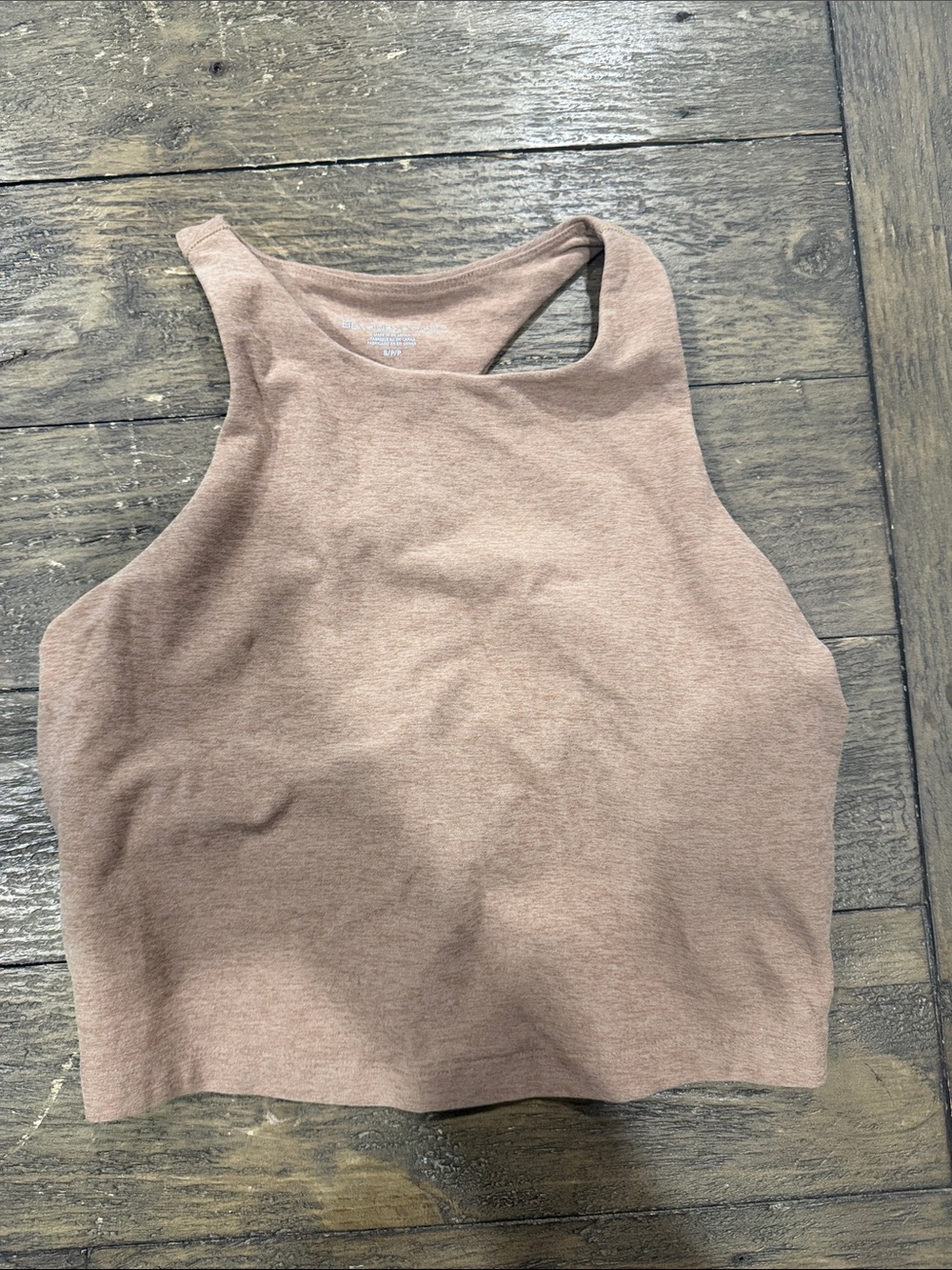 Beyond yoga Seamless High-Rise Leggings & Cropped Tank Set - Dusty Rose - Picture 3 of 5